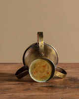 19th Century Three Handled Hand Made Brass Loving Mug - Lone Fox