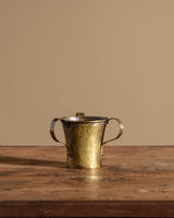 19th Century Three Handled Hand Made Brass Loving Mug - Lone Fox