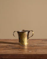 19th Century Three Handled Hand Made Brass Loving Mug - Lone Fox