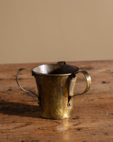 19th Century Three Handled Hand Made Brass Loving Mug - Lone Fox
