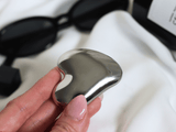 Heart Shape Compact Mirror: Gold