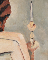 Art Deco Seated Woman Portrait, Italy, 1930s