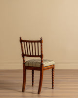 Pair of Edwardian Bobbin Spindle Back Chairs, 1920’s