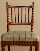 Pair of Edwardian Bobbin Spindle Back Chairs, 1920’s