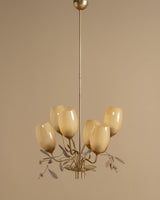 Paavo Tynell Chandelier, Model 9029/6, 1940's