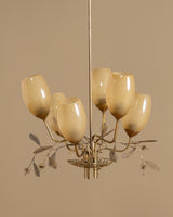 Paavo Tynell Chandelier, Model 9029/6, 1940's