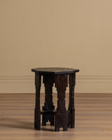 Arts & Crafts Black Painted Octagonal Side Table, 1920's