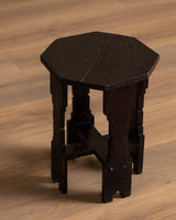 Arts & Crafts Black Painted Octagonal Side Table, 1920's