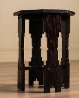 Arts & Crafts Black Painted Octagonal Side Table, 1920's