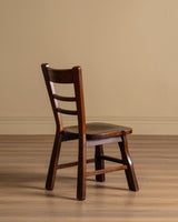 Set of 6 Belgian Brutalist Oak Dining Chairs, 1970's