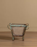 Square Concrete Planter w/ Metal Frame by Willy Guhl, 1960s