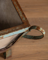 Square Concrete Planter w/ Metal Frame by Willy Guhl, 1960s