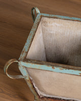 Square Concrete Planter w/ Metal Frame by Willy Guhl, 1960s