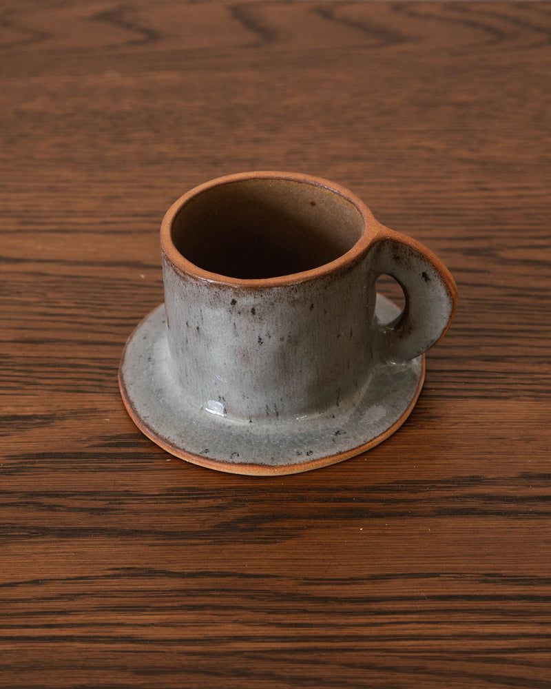 Lylia Hand Formed Espresso Cup w/ Saucer
