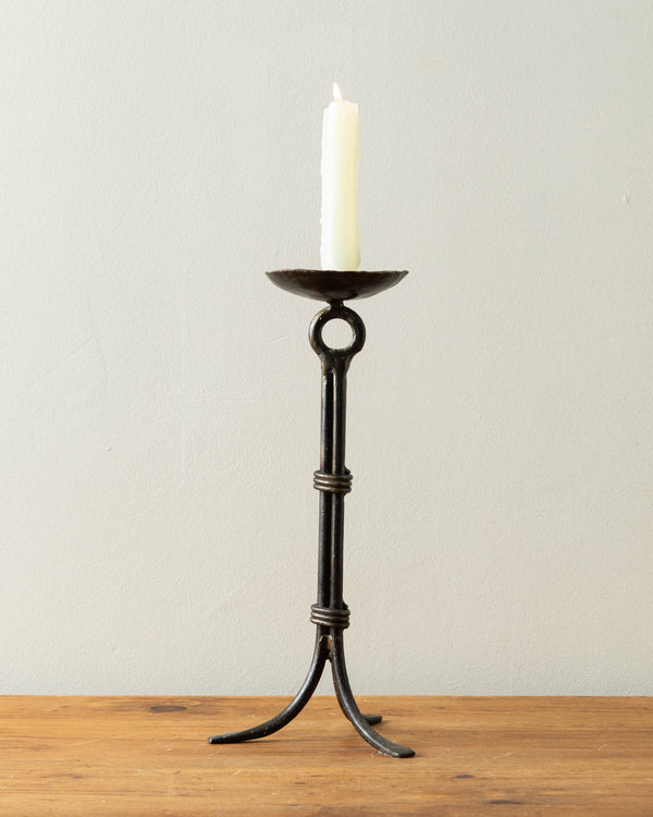 Iron Candle Holder w/ Ring