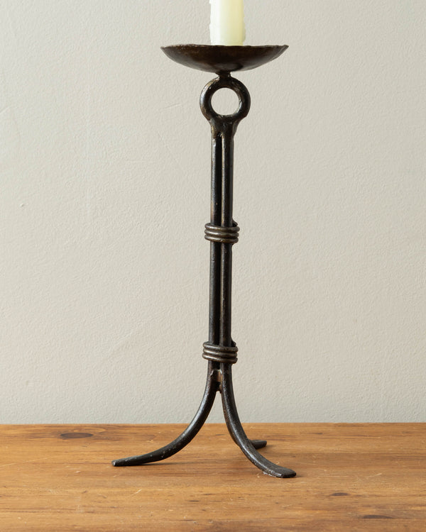 Iron Candle Holder w/ Ring