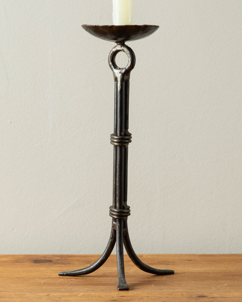 Iron Candle Holder w/ Ring