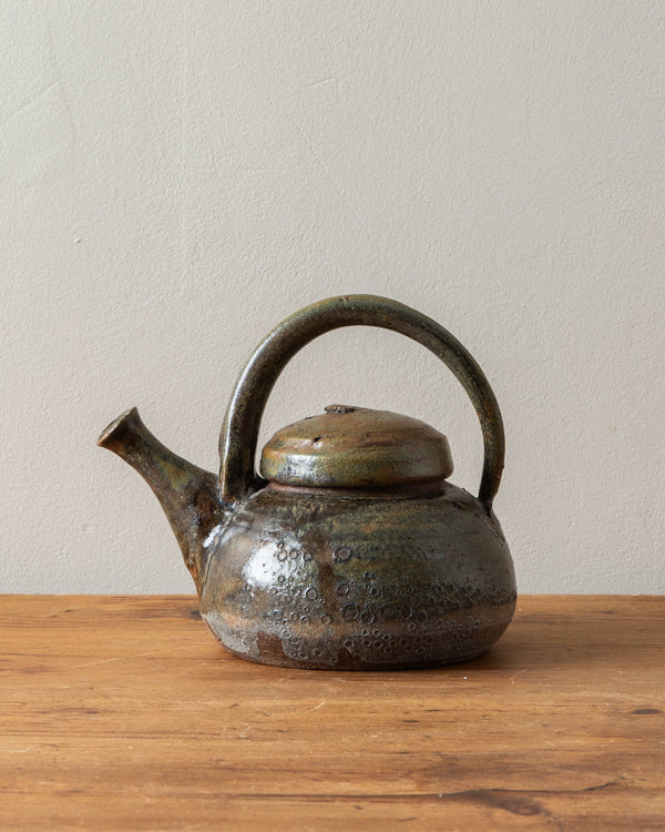 Signed Organic Studio Teapot w/ Lid, Signed