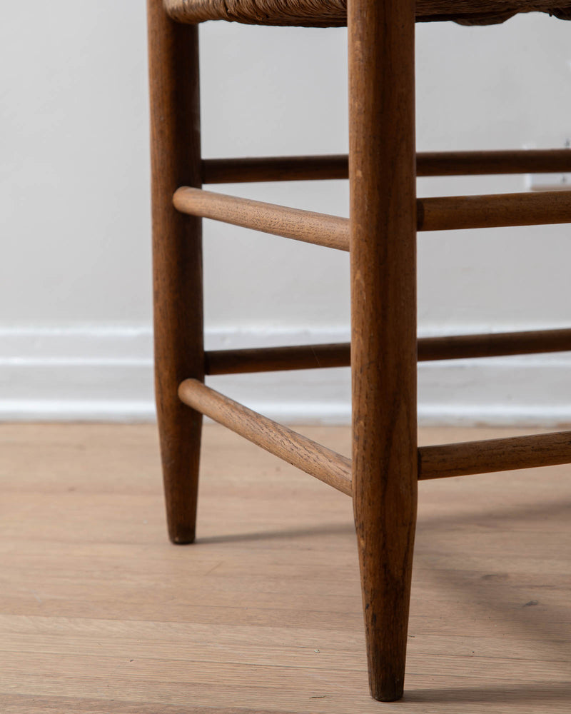 Americana Oak & Rush Shaker Chair