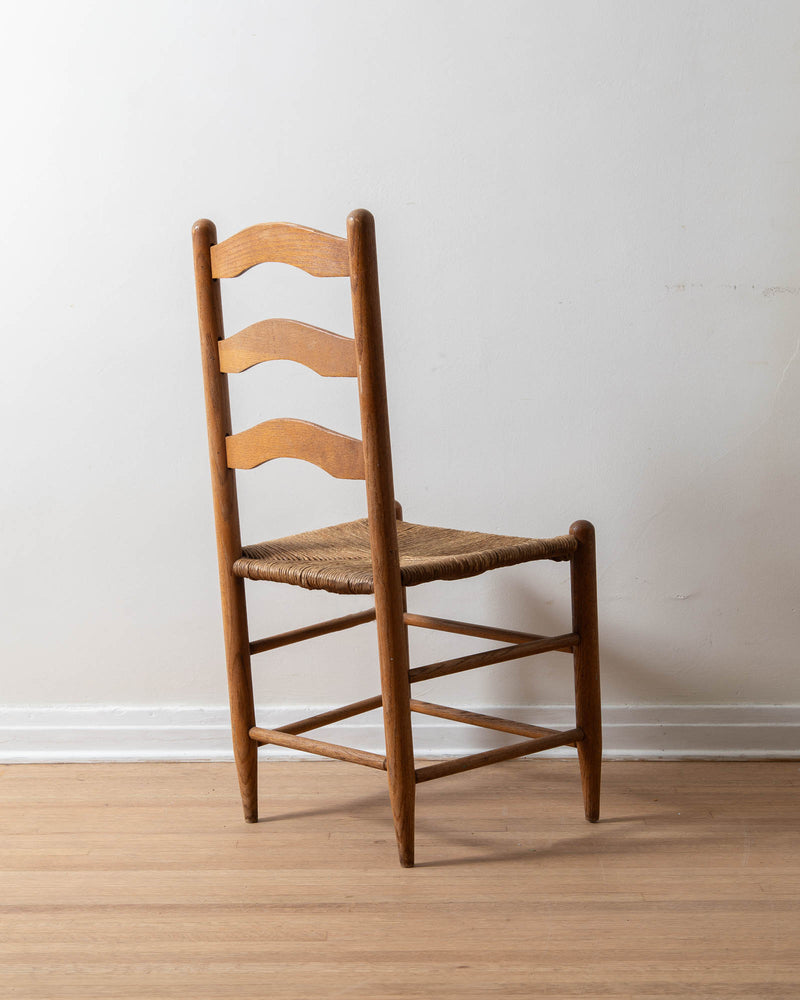 Americana Oak & Rush Shaker Chair