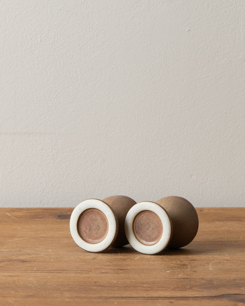 French Matte Stoneware Egg Cups (set of 2)