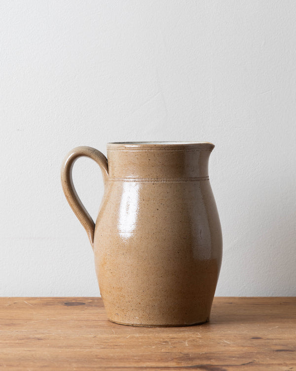 Large Stoneware Pitcher, France, 1960's