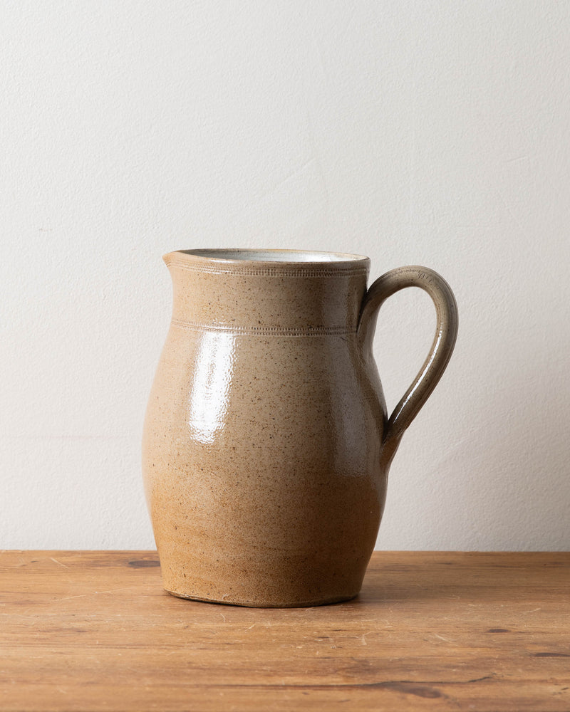 Large Stoneware Pitcher, France, 1960's