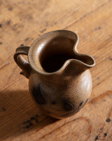 Salt Glaze Floral Studio Pottery Pitcher