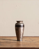 Striped Pewter Bud Vase