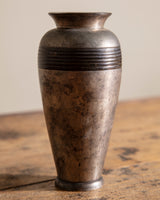 Striped Pewter Bud Vase