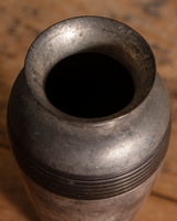 Striped Pewter Bud Vase
