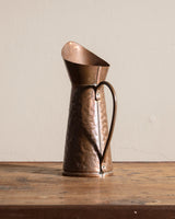 Large Hammered Copper Pitcher