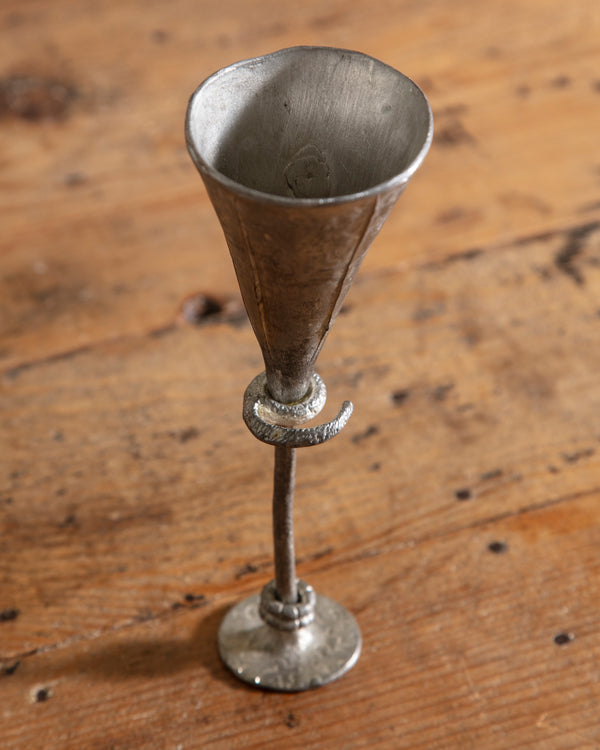 Hand Forged Pewter Chalice