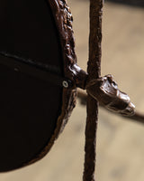 Solid Bronze Vanity Table w/ Mirror Manner of Alberto Giacometti, USA, 1960's