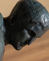 54" Cast Bronze Discus Thrower Sculpture, Europe, Early 20th Century - Lone Fox