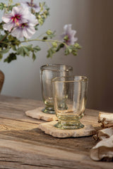 Handblown Footed Glass: Tall