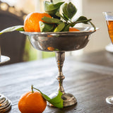 Vintage Round Petite Pedestal Bowl