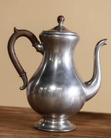 5pc Pewter + Wood Tea Set - Lone Fox