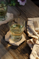 Handblown Footed Glass: Short