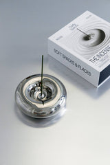 Chrome Incense Stone