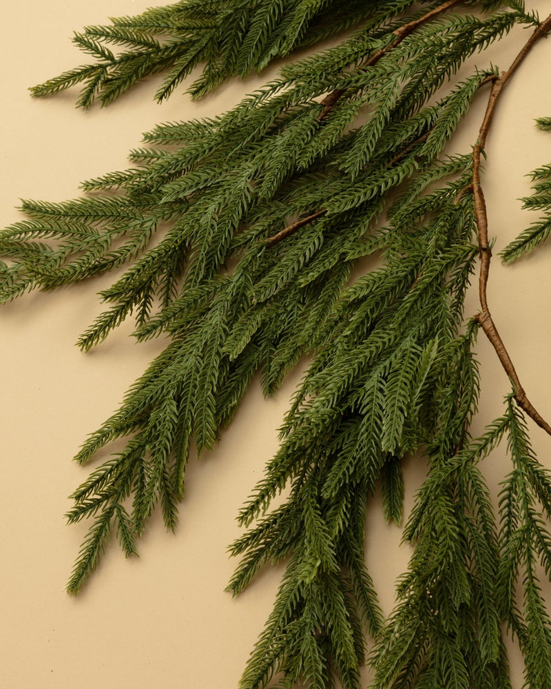 72"L Faux Drooping Cypress Garland - Lone Fox