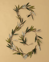72"L Hand - Painted Leaves & Berries Garland - Lone Fox
