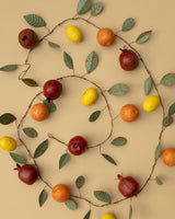 72"L Hand - Painted Metal Toleware Fruit Garland - Lone Fox