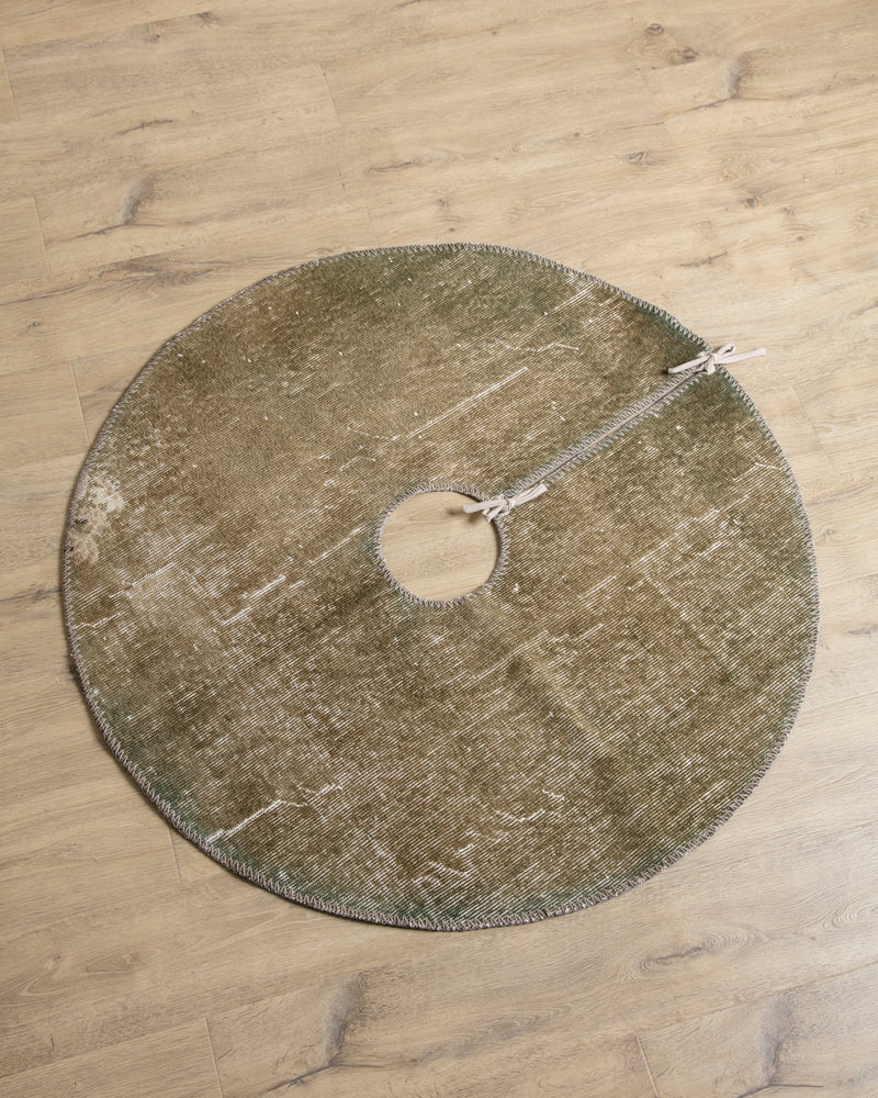 Vintage Turkish Kilim Tree Skirt #01