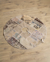 Vintage Turkish Kilim Patchwork Tree Skirt #01