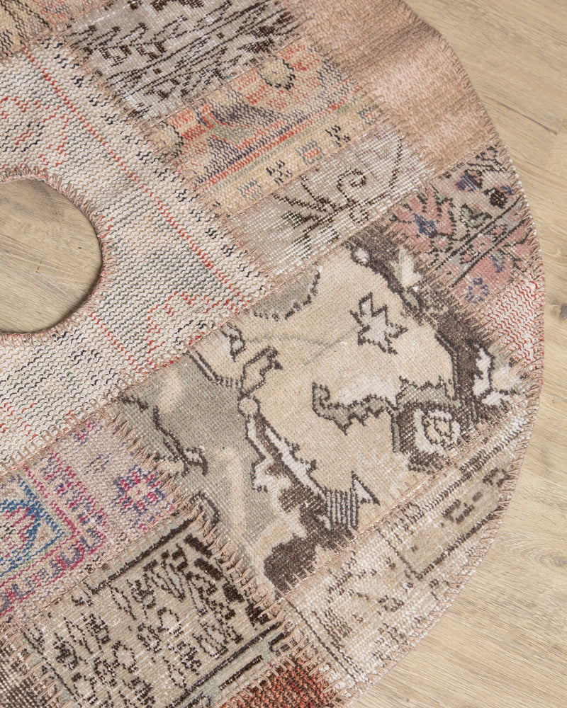 Vintage Turkish Kilim Patchwork Tree Skirt #02