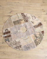 Vintage Turkish Kilim Patchwork Tree Skirt #04