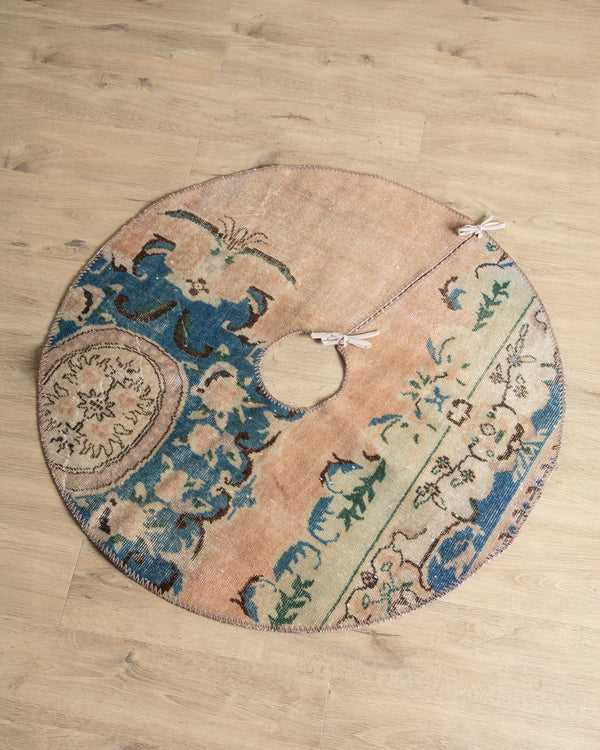 Vintage Turkish Kilim Tree Skirt #02