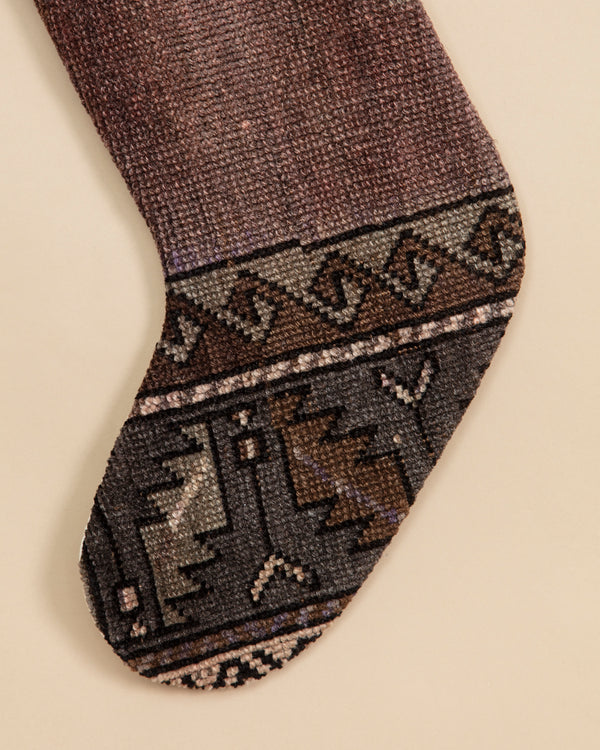 Vintage Turkish Kilim Stocking #01