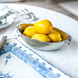 Peltro Oval Bowl with Rings